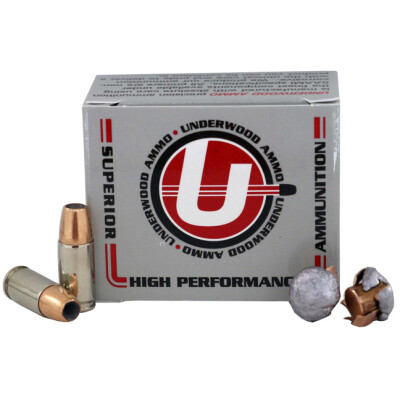 Underwood Ammo 9mm Luger Ammunition 20 Rounds JHP 147 Gr