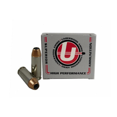 Underwood Ammo 10mm Auto Ammunition 20 Rounds JHP 180 Gr
