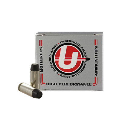Underwood Ammo 10mm Auto Ammunition 20 Rounds Coated HCFN 220 Grain