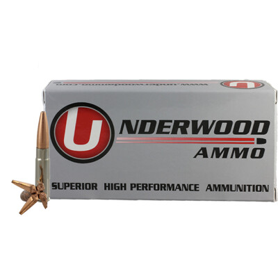 Underwood Ammo .300 Blackout Ammunition 20 Rounds Maximum Expansion 194 Gr Lead Free