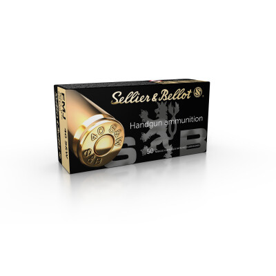Sellier & Bellot .40 S&W Ammunition 1000 Rounds FMJ 180 Grain