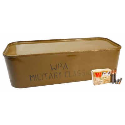 Wolf Military Classic 7.62x39mm Ammunition 700 Rounds 123 Grain Bi-Metal FMJ Steel Cased 2330 fps