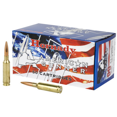 Hornady American Gunner 6.5 Creedmoor Ammunition 50 Rounds BTHP 140 Grain