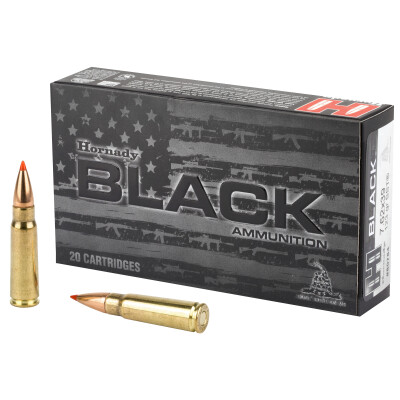 Hornady BLACK 7.62x39 Ammunition 20 Rounds SST 123 Grain Brass Cased
