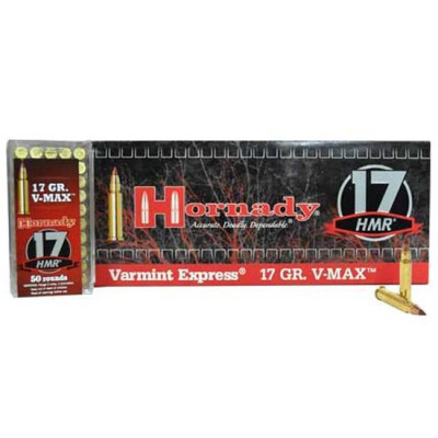 Hornady Varmint Express .17 HMR Ammunition 200 Rounds 17 Grain Hornady V-Max Projectile 2550fps