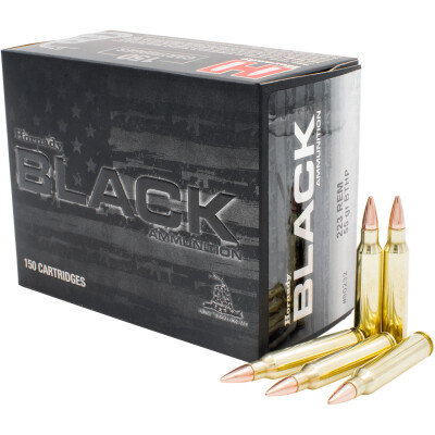 Hornady .223 Remington Ammunition 150 Rounds BTHP 55 Grains