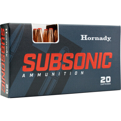 Hornady Subsonic .45-70 Government Ammunition 20 Rounds SUB-X 410 Grain