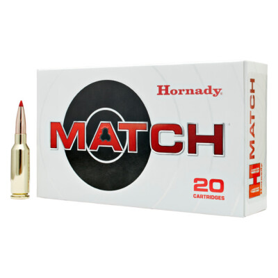 Hornady Match 6mm ARC Ammunition 20 Rounds ELD Match 108 Grain