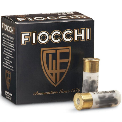 Fiocchi LE 12 Gauge Shotshell 25 Rounds 2 3/4" Less Lethal 4.8 Gram Rubber Baton Slug