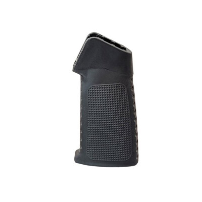 TAC AR-15 Grid Pistol Grip Straight Top Over-Molded Rubber Black