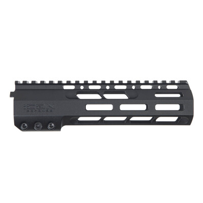 Icon Defense 8" Drive Lock AR-15 Handguard M-LOK Titanium Barrel Nut Black