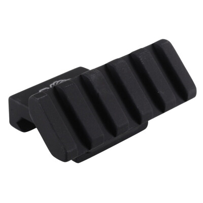 GG&G 45 Degree Offset Accessory Rail Five Slot Aluminum Black GGG-1526