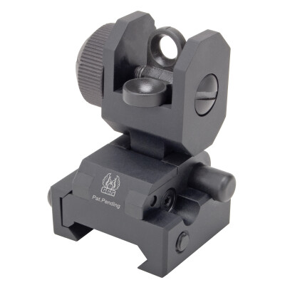 GG&G AR-15 Spring Actuated A2 Back Up Iron Sight Aluminum Black GGG-1005SA            