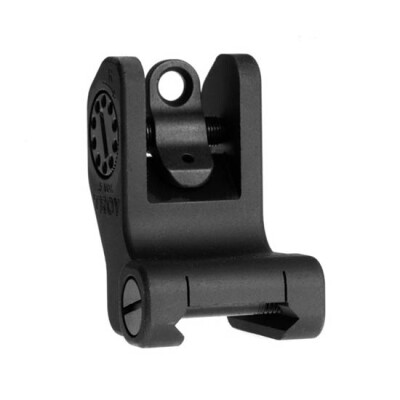 Troy Industries AR-15 Fixed Rear BattleSight Aluminum Black SSIG-FRS-R0BT-00