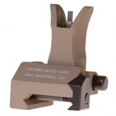 Troy Industries M4 AR-15 Front Folding BattleSight Aluminum Dark Earth SSIG-FBS-FMFT-00