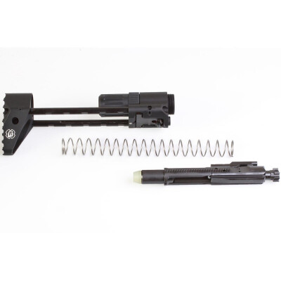 Troy Industries AR-15 PDW Stock Kit Six Position Collapsible Stock Black SBUT-PDW-F0BT-00