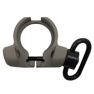 Troy Industries Professional Grade AR-15 Receiver Sling Adapter With QD Swivel Aluminum Flat Dark Earth SMOU-PGR-00FT-00