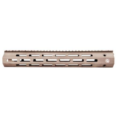 Troy Industries AR-15 Free Float M-LOK Rail 15" One Piece Hand Guard Aircraft Aluminum/Stainless Steel Components Mil-Spec Hard Coat Anodized Flat Dark Earth