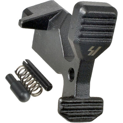 Strike Industries AR-15 Enhanced Bolt Catch Wide Surface Steel Black SI-AR-EBC