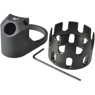 Strike Industries AR-15 Enhanced Castle Nut and Extended Endplate Black SI-AR-ECN&EEP-BK