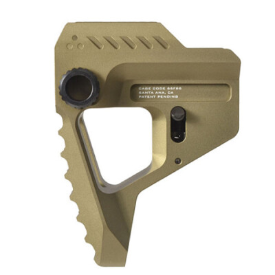 Strike Industries AR-15 Pit Stock Billet Aluminum Flat Dark Earth SI-STRIKE-PIT-FDE