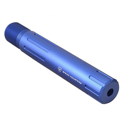 Strike Industries Carbine Length Pistol Receiver Extension QD Connection Aluminum Blue SI-AR-CARPRE-SLICK-BLU
