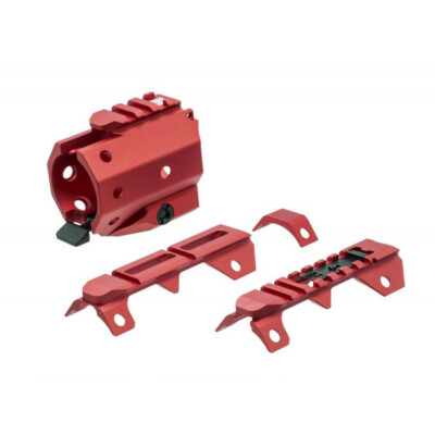 Strike Industies GRIDLOK-Front & Rear Sights RED SI-GRIDLOK-SIGHTS-RED