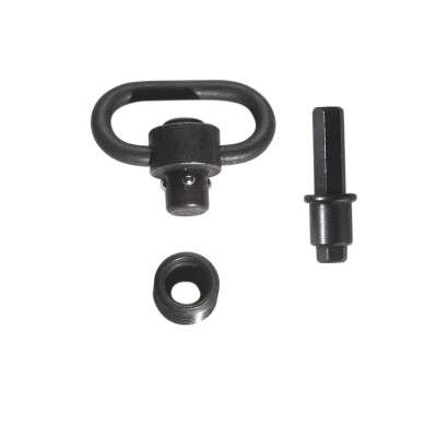 Luth-AR Grovtec Heavy Duty Quick Detach Sling Swivel With Base Cup And Tool Steel Black GT-ASSY  