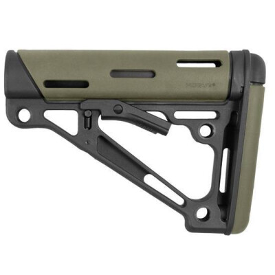 Hogue AR-15 Collapsible Carbine Buttstock Mil-Spec OverMolded OD Green 15240