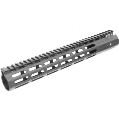 Leapers UTG PRO AR-15 Super Slim Free Float Handguard 13" M-LOK Aluminum Black MTU006SSM