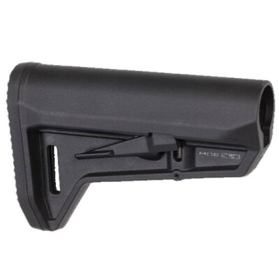 Magpul MOE SL-K AR-15 Carbine Stock Mil-Spec Diameter Compact PDW Style Stock Ambidextrous Release Latch Polymer Matte Black MAG626-BLK