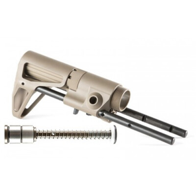 Maxim Defense AR-15 CQB Stock With JP Gen 2 Silent Capture Spring Heavy Weight Aluminum Dark Earth 8523976105 