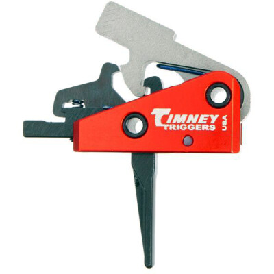 Timney AR-15 Targa Drop In Trigger Two Stage Straight Shoe 4 lb Pull Red 662S-ST          