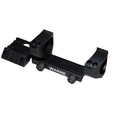 Warne R.A.M.P. Cantilever AR-15 1" Scope Mount Aluminum Matte Black RAMP1