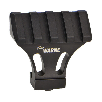 Warne 45 Degree Offset Picatinny Mount Black A645TW