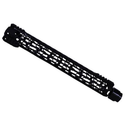 Odin Works O2 Lite AR-15 M-LOK Free Float Hand Guard 15.5" Aluminum Black F-15-ML-O2
