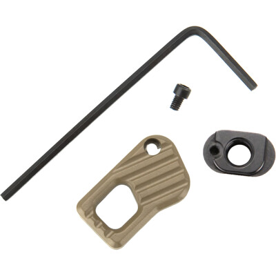 Battle Arms Development Enhanced Modular Magazine Release Large Cerakote FDE 