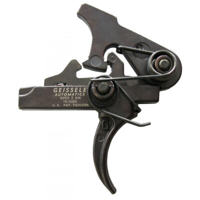 Geissele Automatics AR-15 Super 3 Gun (S3G) Trigger Single Stage 4 lb Pull Black 05-152 
