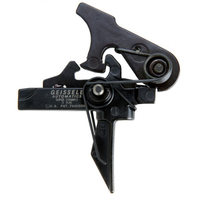 Geissele Automatics AR-15 Super Dynamic 3 Gun (SD3G) Trigger Single Stage 4 lb Pull Black 05-166