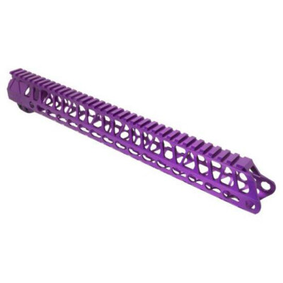 Timber Creek Outdoors Enforcer 15 Inch Hand Guard KeyMod Purple Anodized K E15 HG PPA