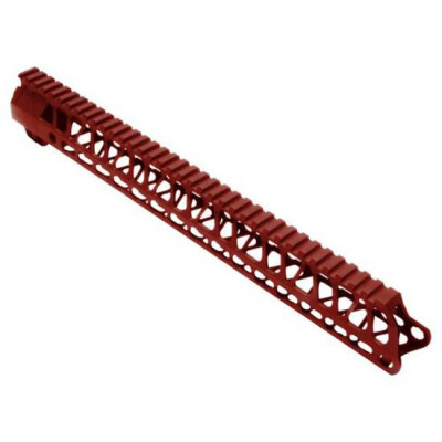 Timber Creek Outdoors Enforcer 15 Inch Hand Guard M-LOK Red Anodized M E15 HG R