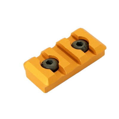 Timber Creek Outdoors M-LOK 3 Slot Picatinny Rail Orange Anodized M 3S PR OA