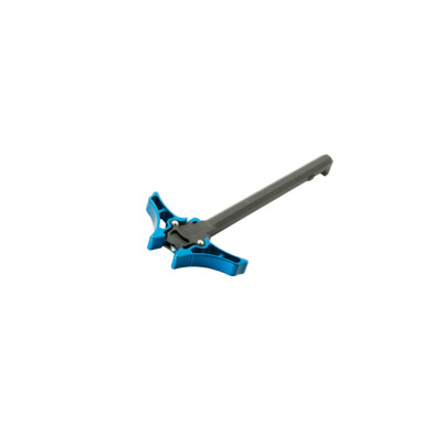 Timber Creek Outdoors AR-10 Enforcer Ambidextrous Charging Handle Blue Anodized AR10 AMBI CH B