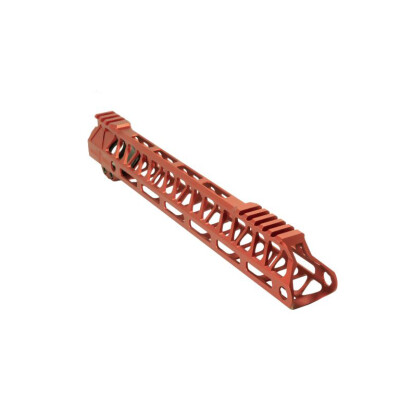 Timber Creek Outdoors AR-15 Ultralight Enforcer 13" Handguard M-LOK Red Anodized M UL E13 HG R