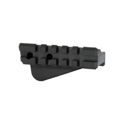 CAA AR-15 Picatinny Rail For Collapsible Stock Left Hand Polymer Black PRFCS