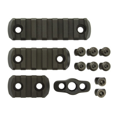 CMC Triggers M-LOK 4 Piece Accessory Kit Anodized Aluminum Matte Black 81724