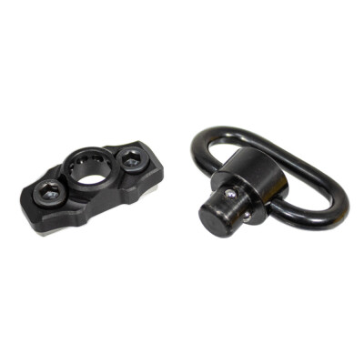 Fortis Manufacturing Quick Detach Sling Mount M-LOK with QD Swivel QD-ALUM-ML-SWIVEL
