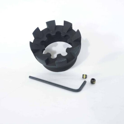 Unique-ARs AR-15 Spiked Sprocket Cap Aluminum Black