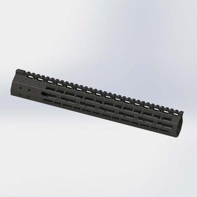 FIMS Firearms 13.5" Free Float AR-15 Handguard M-LOK Aluminum Black