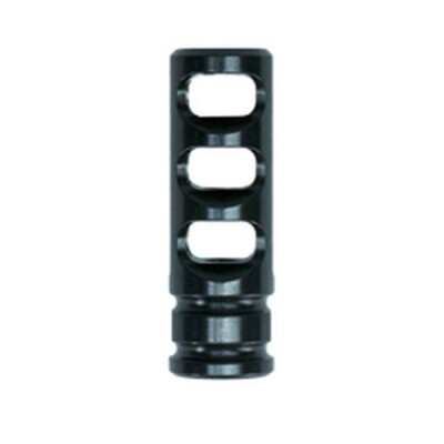 FIMS Firearms AR-15 3 Port Muzzle Break 1/2x28 0.745" OD Steel Black